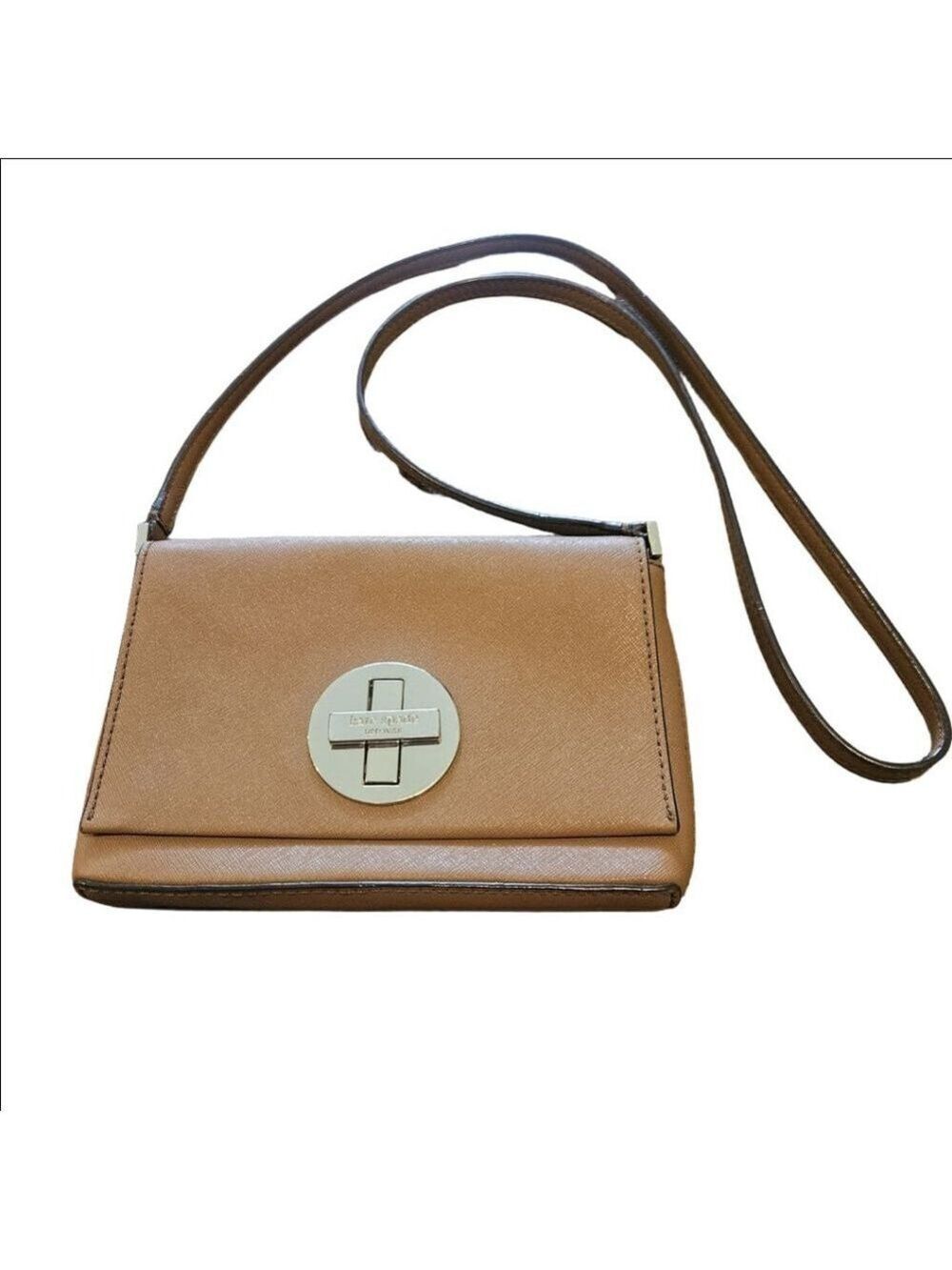 Women's Kate Spade Leather Crossbody Bag Small Brown